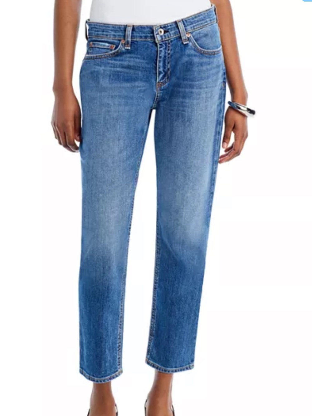 rag & bone Dre Low Rise Ankle Slim Boyfriend Jeans